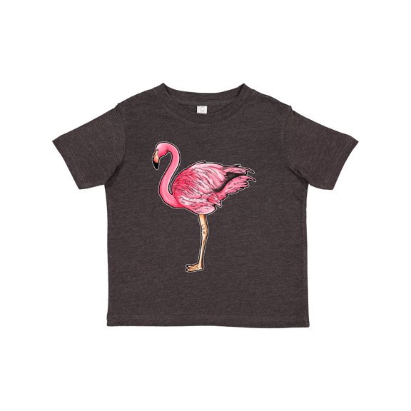Inktastic Pink Flamingo Boys or Girls Toddler T-Shirt