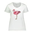 thumbnail image 1 of Inktastic Pink Flamingo Women's Plus Size T-Shirt, 1 of 5