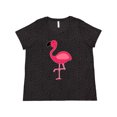 thumbnail image 1 of Inktastic Pink Flamingo Women's Plus Size T-Shirt, 1 of 5