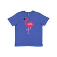 thumbnail image 1 of Inktastic Pink Flamingo Youth T-Shirt, 1 of 5