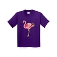 thumbnail image 1 of Inktastic Pink Flamingo Youth T-Shirt, 1 of 5