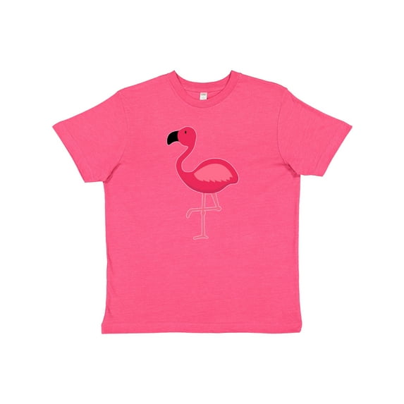 Inktastic Pink Flamingo Youth T-Shirt
