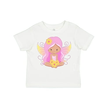 Inktastic Pink Flower Fairy Boys or Girls Toddler T-Shirt
