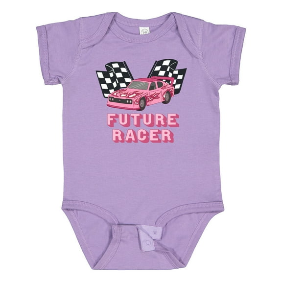 Inktastic Pink Future Racer Boys or Girls Baby Bodysuit
