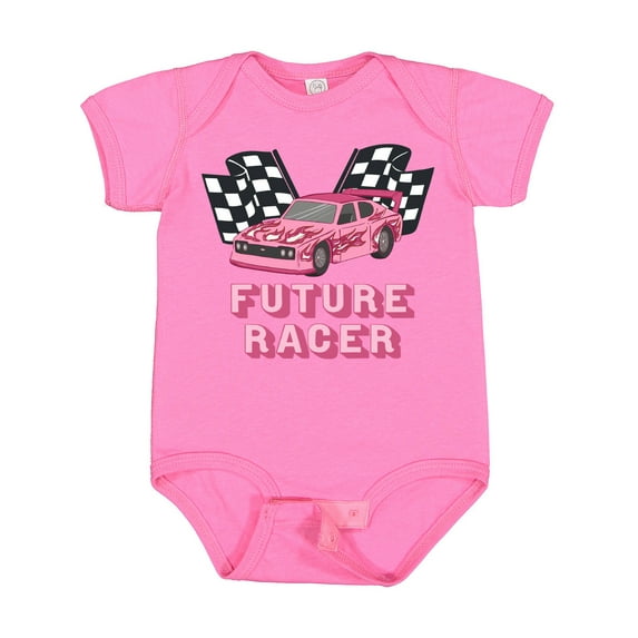 Inktastic Pink Future Racer Boys or Girls Baby Bodysuit
