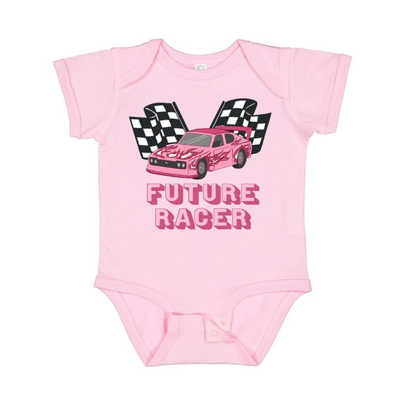 Inktastic Pink Future Racer Boys or Girls Baby Bodysuit