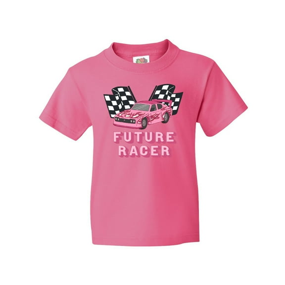 Inktastic Pink Future Racer Youth T-Shirt