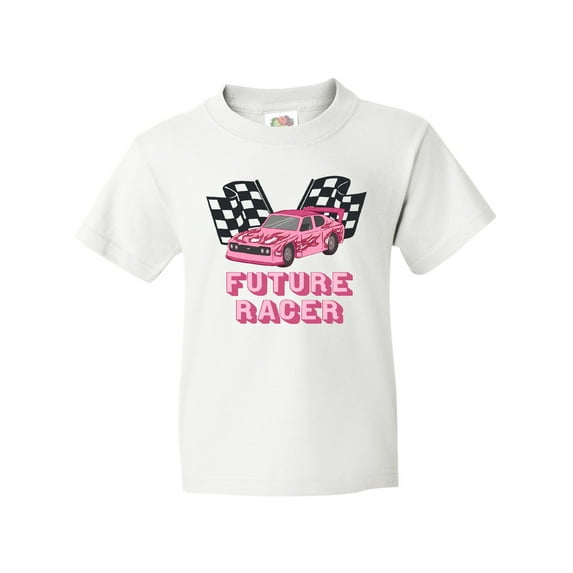 Inktastic Pink Future Racer Youth T-Shirt