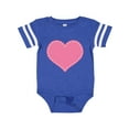thumbnail image 1 of Inktastic Pink Heart (Stitch Border) Girls Baby Bodysuit, 1 of 5
