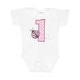 thumbnail image 1 of Inktastic Pink Ladybug 1st Birthday Girls Baby Bodysuit, 1 of 5