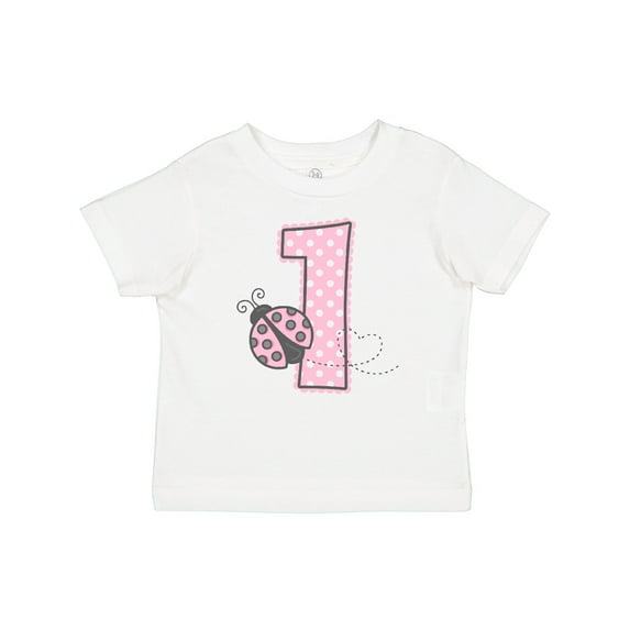 Inktastic Pink Ladybug 1st Birthday Girls Baby T-Shirt
