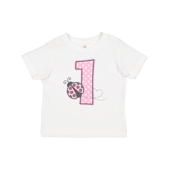 Inktastic Pink Ladybug 1st Birthday Girls Baby T-Shirt