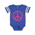 thumbnail image 1 of Inktastic Pink Peace Sign Girls Baby Bodysuit, 1 of 5