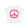 thumbnail image 1 of Inktastic Pink Peace Sign Girls Toddler T-Shirt, 1 of 5