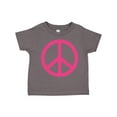 thumbnail image 1 of Inktastic Pink Peace Sign Girls Toddler T-Shirt, 1 of 5