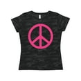 thumbnail image 1 of Inktastic Pink Peace Sign Women's T-Shirt, 1 of 5
