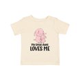 thumbnail image 1 of Inktastic Pink Piggies My Great Aunt Loves Me Boys or Girls Baby T-Shirt, 1 of 5