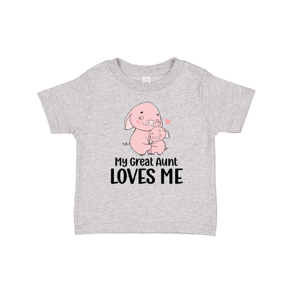 Inktastic Pink Piggies My Great Aunt Loves Me Boys or Girls Baby T-Shirt