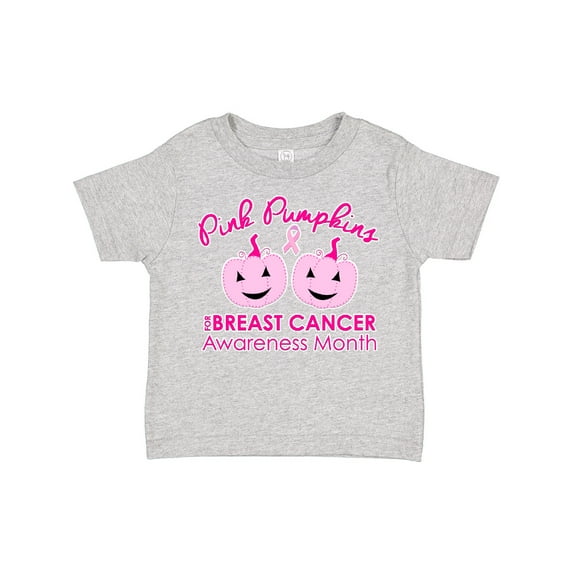 Inktastic Pink Pumpkins for Breast Cancer Awareness Boys or Girls Toddler T-Shirt