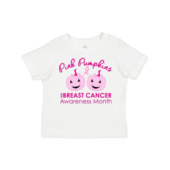 Inktastic Pink Pumpkins for Breast Cancer Awareness Boys or Girls Toddler T-Shirt