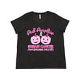 thumbnail image 1 of Inktastic Pink Pumpkins for Breast Cancer Awareness Women's Plus Size T-Shirt, 1 of 5