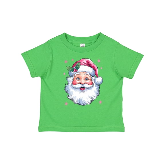 Inktastic Pink Santa Retro Christmas Boys or Girls Toddler T-Shirt