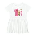 thumbnail image 1 of Inktastic Pink Sloth 1st Birthday Girls Baby Dress, 1 of 5