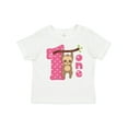 thumbnail image 1 of Inktastic Pink Sloth 1st Birthday Girls Baby T-Shirt, 1 of 5