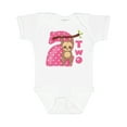 thumbnail image 1 of Inktastic Pink Sloth 2nd Birthday Girls Baby Bodysuit, 1 of 5