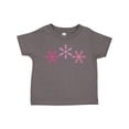 thumbnail image 1 of Inktastic Pink Snowflakes Boys or Girls Toddler T-Shirt, 1 of 5