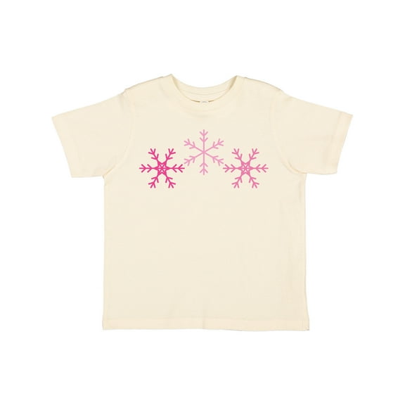 Inktastic Pink Snowflakes Boys or Girls Toddler T-Shirt