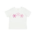 thumbnail image 1 of Inktastic Pink Snowflakes Boys or Girls Toddler T-Shirt, 1 of 5