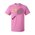 thumbnail image 1 of Inktastic Pink Tennis Racket and Ball T-Shirt, 1 of 5