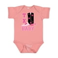 thumbnail image 1 of Inktastic Pink Texas Cowboy Baby Girls Baby Bodysuit, 1 of 5