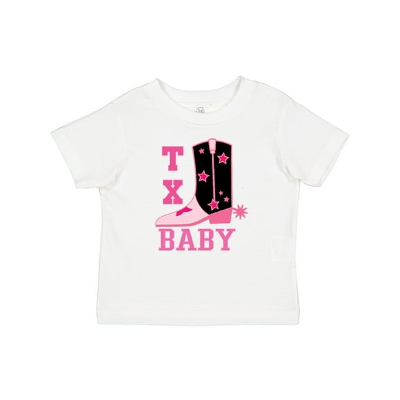 Inktastic Pink Texas Cowboy Baby Girls Baby T-Shirt