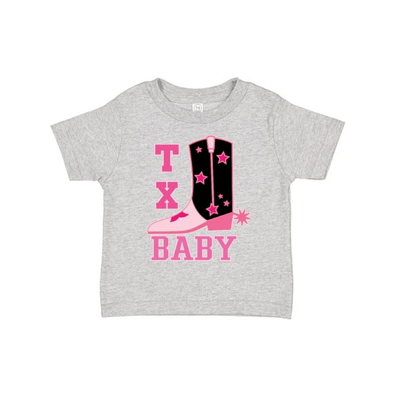 Inktastic Pink Texas Cowboy Baby Girls Toddler T-Shirt