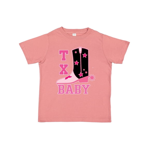 Inktastic Pink Texas Cowboy Baby Girls Toddler T-Shirt