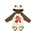 thumbnail image 1 of Inktastic Pink Tractor Big Sister Girls Long Sleeve Baby Bodysuit, 1 of 5