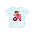 thumbnail image 1 of Inktastic Pink Tractor Big Sister Girls Toddler T-Shirt, 1 of 5