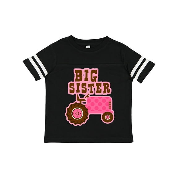 Inktastic Pink Tractor Big Sister Girls Toddler T-Shirt