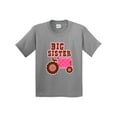 thumbnail image 1 of Inktastic Pink Tractor Big Sister Youth T-Shirt, 1 of 5
