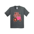 thumbnail image 1 of Inktastic Pink Tractor Big Sister Youth T-Shirt, 1 of 5