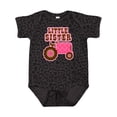 thumbnail image 1 of Inktastic Pink Tractor Little Sister Girls Baby Bodysuit, 1 of 5