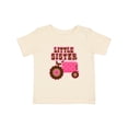 thumbnail image 1 of Inktastic Pink Tractor Little Sister Girls Baby T-Shirt, 1 of 5