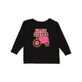 thumbnail image 1 of Inktastic Pink Tractor Little Sister Girls Long Sleeve Toddler T-Shirt, 1 of 5