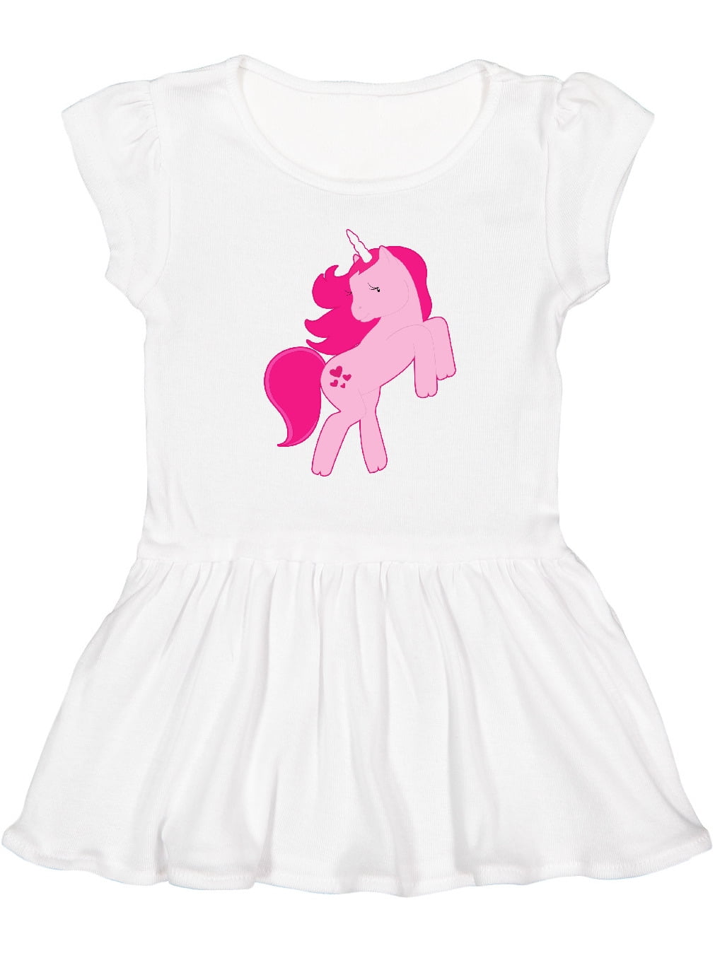 unicorn pink dress for kids main image 1