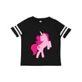 thumbnail image 1 of Inktastic Pink Unicorn Girls Toddler T-Shirt, 1 of 5