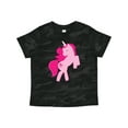thumbnail image 1 of Inktastic Pink Unicorn Girls Toddler T-Shirt, 1 of 5