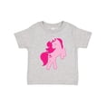 thumbnail image 1 of Inktastic Pink Unicorn Girls Toddler T-Shirt, 1 of 5