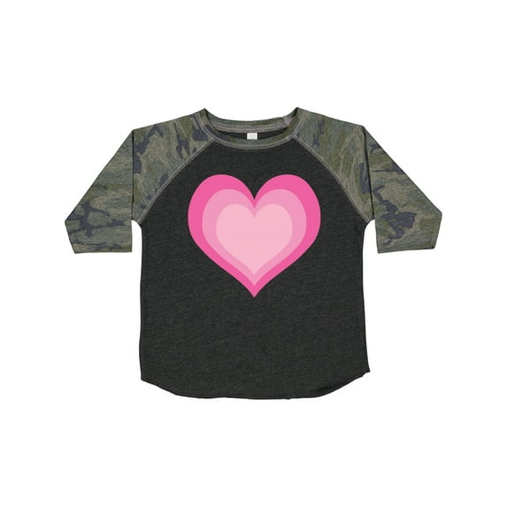 Inktastic Pink Valentine Heart Girls Toddler T-Shirt